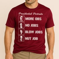 Funny Presidential Portraits Trump More Jobs Performance Shirt