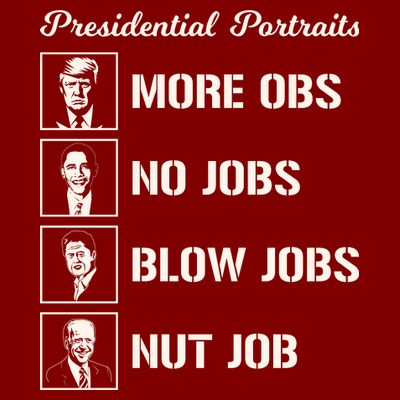 Funny Presidential Portraits Trump More Jobs T-Shirt