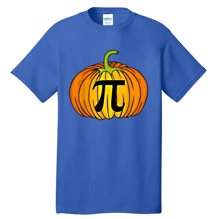 Funny Pumpkin Pie Math Teacher Halloween Thanksgiving Pi Day Gift Tall T-Shirt