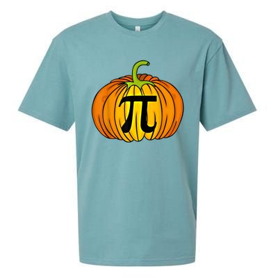 Funny Pumpkin Pie Math Teacher Halloween Thanksgiving Pi Day Gift Sueded Cloud Jersey T-Shirt