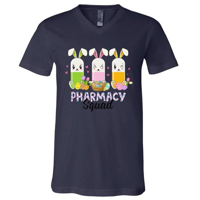 Funny Pills Pharmacy Squad Pharmacist Life Easter Christians V-Neck T-Shirt