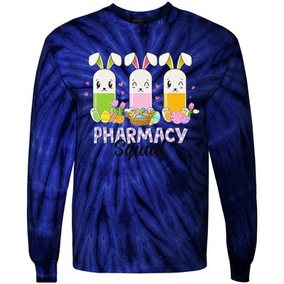 Funny Pills Pharmacy Squad Pharmacist Life Easter Christians Tie-Dye Long Sleeve Shirt