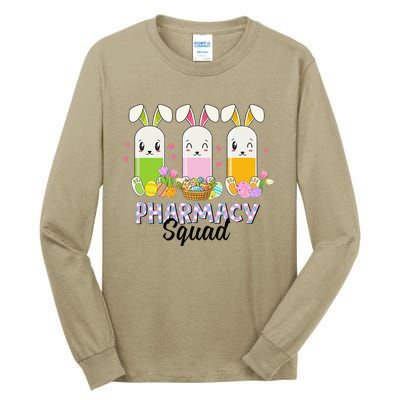 Funny Pills Pharmacy Squad Pharmacist Life Easter Christians Tall Long Sleeve T-Shirt