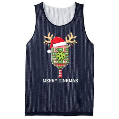 Funny Pickleball Paddles Christmas Family Matching Santa Hat Outfits Gift Mesh Reversible Basketball Jersey Tank