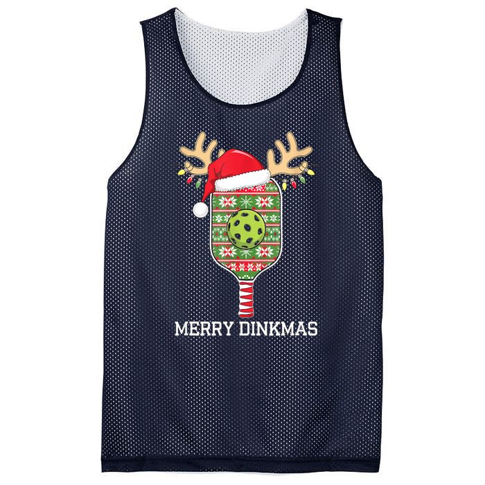 Funny Pickleball Paddles Christmas Family Matching Santa Hat Outfits Gift Mesh Reversible Basketball Jersey Tank