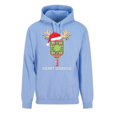 Funny Pickleball Paddles Christmas Family Matching Santa Hat Outfits Gift Unisex Surf Hoodie