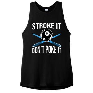 Funny Pool Player Billard 8ball Gift Ladies PosiCharge Tri-Blend Wicking Tank