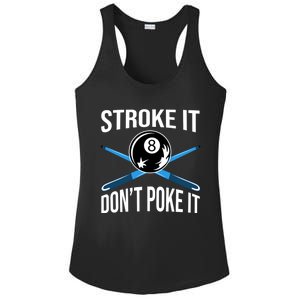 Funny Pool Player Billard 8ball Gift Ladies PosiCharge Competitor Racerback Tank