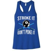 Funny Pool Player Billard 8ball Gift Women's Racerback Tank