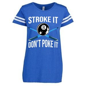 Funny Pool Player Billard 8ball Gift Enza Ladies Jersey Football T-Shirt