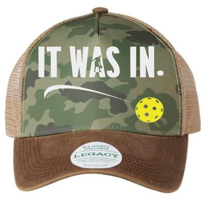 Funny Pickleball Player It Was In Paddleball Lover Legacy Tie Dye Trucker Hat
