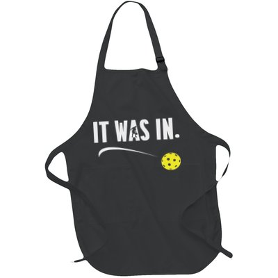 Funny Pickleball Player It Was In Paddleball Lover Apron
