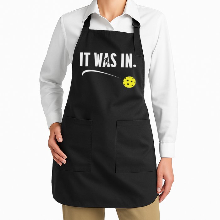 Funny Pickleball Player It Was In Paddleball Lover Apron