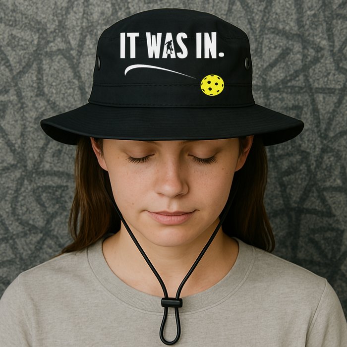 Funny Pickleball Player It Was In Paddleball Lover Bucket Hat