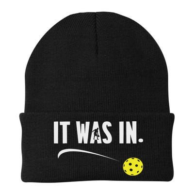 Funny Pickleball Player It Was In Paddleball Lover Beanie
