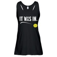Funny Pickleball Player It Was In Paddleball Lover Ladies Essential Flowy Tank