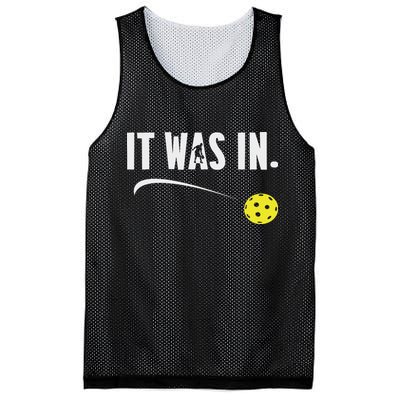 Funny Pickleball Player It Was In Paddleball Lover Mesh Reversible Basketball Jersey Tank