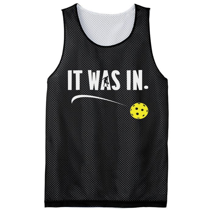 Funny Pickleball Player It Was In Paddleball Lover Mesh Reversible Basketball Jersey Tank