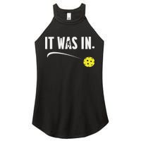 Funny Pickleball Player It Was In Paddleball Lover Women's Perfect Tri Rocker Tank