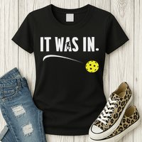 Funny Pickleball Player It Was In Paddleball Lover Womens T-Shirt