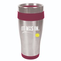 Funny Pickleball Player It Was In Paddleball Lover 16oz Travel Tumbler