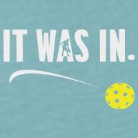 Funny Pickleball Player It Was In Paddleball Lover Sueded Cloud Jersey T-Shirt