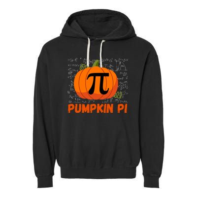 Funny Pumpkin Pie Math, Pumpkin Pi Funny Halloween Costume Garment-Dyed Fleece Hoodie