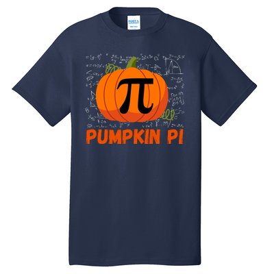 Funny Pumpkin Pie Math, Pumpkin Pi Funny Halloween Costume Tall T-Shirt