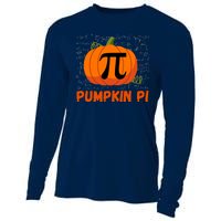 Funny Pumpkin Pie Math, Pumpkin Pi Funny Halloween Costume Cooling Performance Long Sleeve Crew