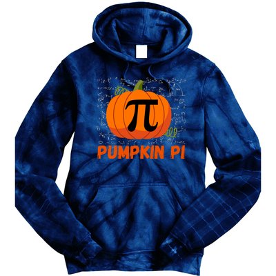 Funny Pumpkin Pie Math, Pumpkin Pi Funny Halloween Costume Tie Dye Hoodie