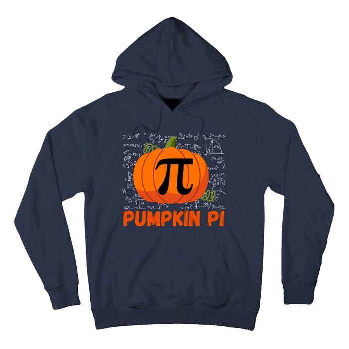 Funny Pumpkin Pie Math, Pumpkin Pi Funny Halloween Costume Tall Hoodie