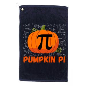 Funny Pumpkin Pie Math, Pumpkin Pi Funny Halloween Costume Platinum Collection Golf Towel