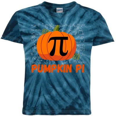 Funny Pumpkin Pie Math, Pumpkin Pi Funny Halloween Costume Kids Tie-Dye T-Shirt