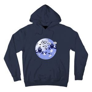 Fun Pickleball | Pickleball Owls | Pickleball Moon | Pickleball Out Tall Hoodie