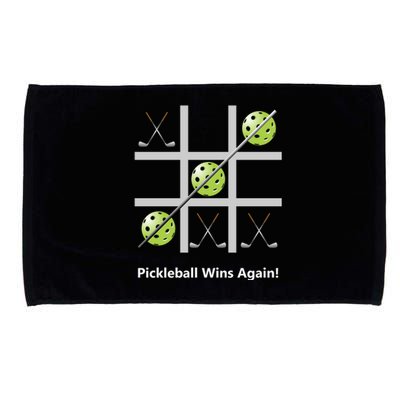 Fun Pickleball, Pickleball Tic Tac Toe Golf, Pickleball For Life Microfiber Hand Towel