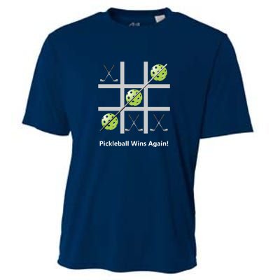 Fun Pickleball, Pickleball Tic Tac Toe Golf, Pickleball For Life Cooling Performance Crew T-Shirt