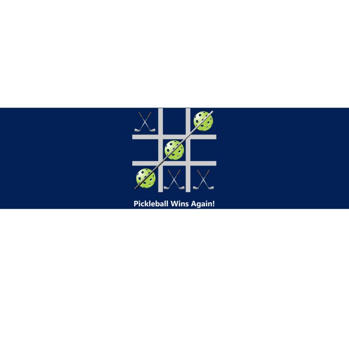 Fun Pickleball, Pickleball Tic Tac Toe Golf, Pickleball For Life Bumper Sticker