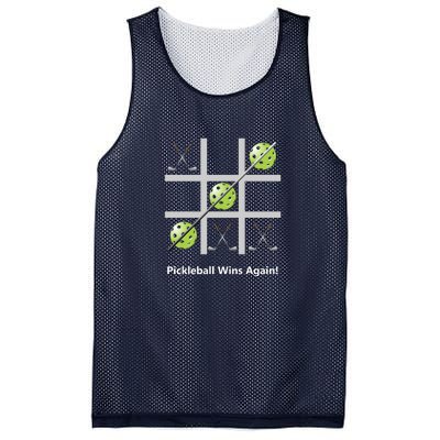 Fun Pickleball, Pickleball Tic Tac Toe Golf, Pickleball For Life Mesh Reversible Basketball Jersey Tank