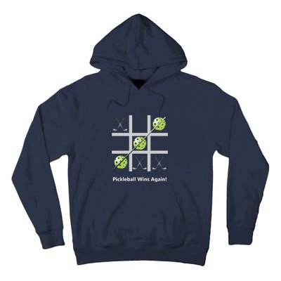 Fun Pickleball, Pickleball Tic Tac Toe Golf, Pickleball For Life Tall Hoodie