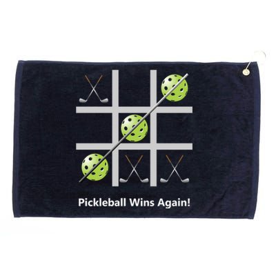 Fun Pickleball, Pickleball Tic Tac Toe Golf, Pickleball For Life Grommeted Golf Towel