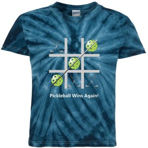 Fun Pickleball, Pickleball Tic Tac Toe Golf, Pickleball For Life Kids Tie-Dye T-Shirt