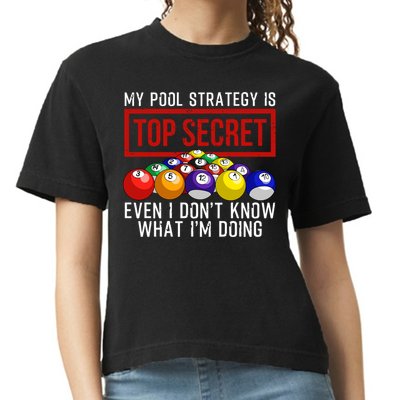Funny Pool Player Billiards Gift For Men Women Game Play Gift Comfort Colors Boxy T-Shirt