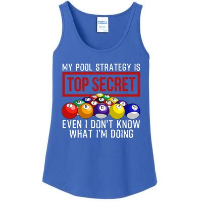 Funny Pool Player Billiards Gift For Men Women Game Play Gift Ladies Essential Tank