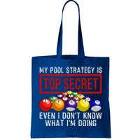 Funny Pool Player Billiards Gift For Men Women Game Play Gift Tote Bag