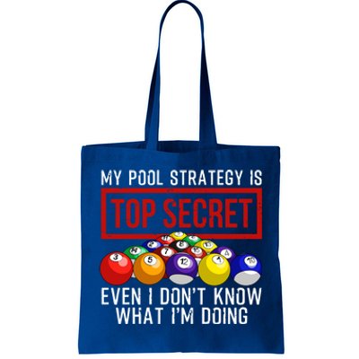 Funny Pool Player Billiards Gift For Men Women Game Play Gift Tote Bag