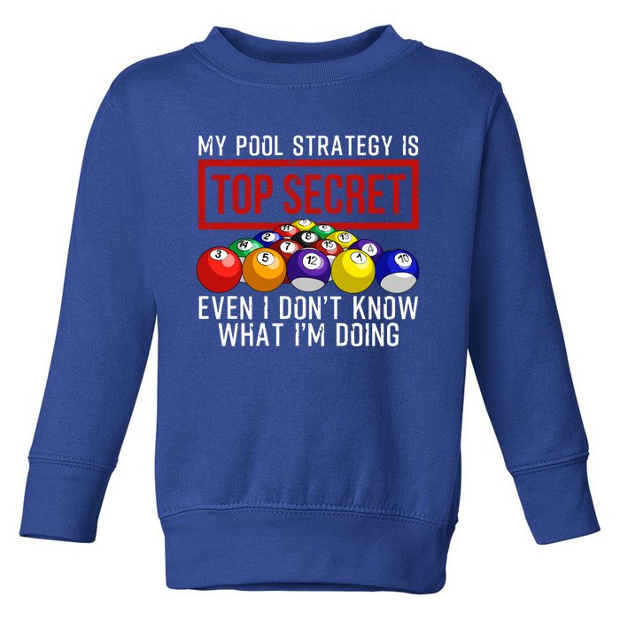 Funny Pool Player Billiards Gift For Men Women Game Play Gift Toddler Sweatshirt