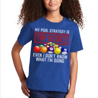 Funny Pool Player Billiards Gift For Men Women Game Play Gift Kids T-Shirt