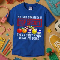 Funny Pool Player Billiards Gift For Men Women Game Play Gift Kids T-Shirt