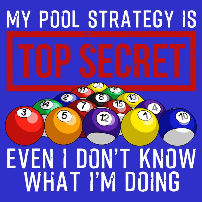 Funny Pool Player Billiards Gift For Men Women Game Play Gift Kids T-Shirt