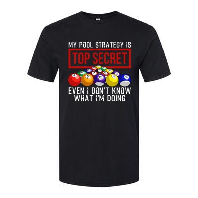 Funny Pool Player Billiards Gift For Men Women Game Play Gift Softstyle CVC T-Shirt